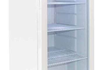 Glass fronted fridge