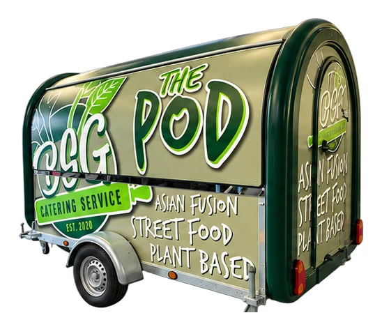 The Veg Pod Caterpod trailer